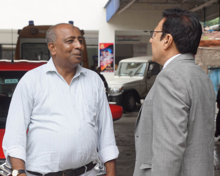 Air India Pilot Captain Shahid Bilgrami’s Visit to Samaritan Help Mission